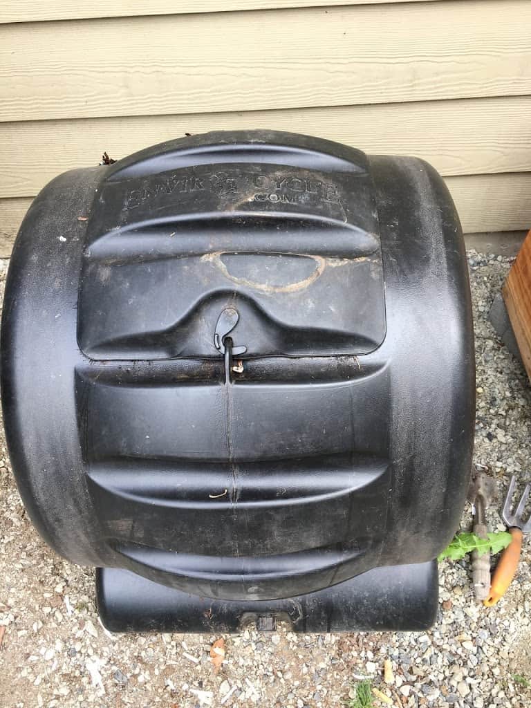 Envirocycle compost tumbler. https://trimazing.com/ 