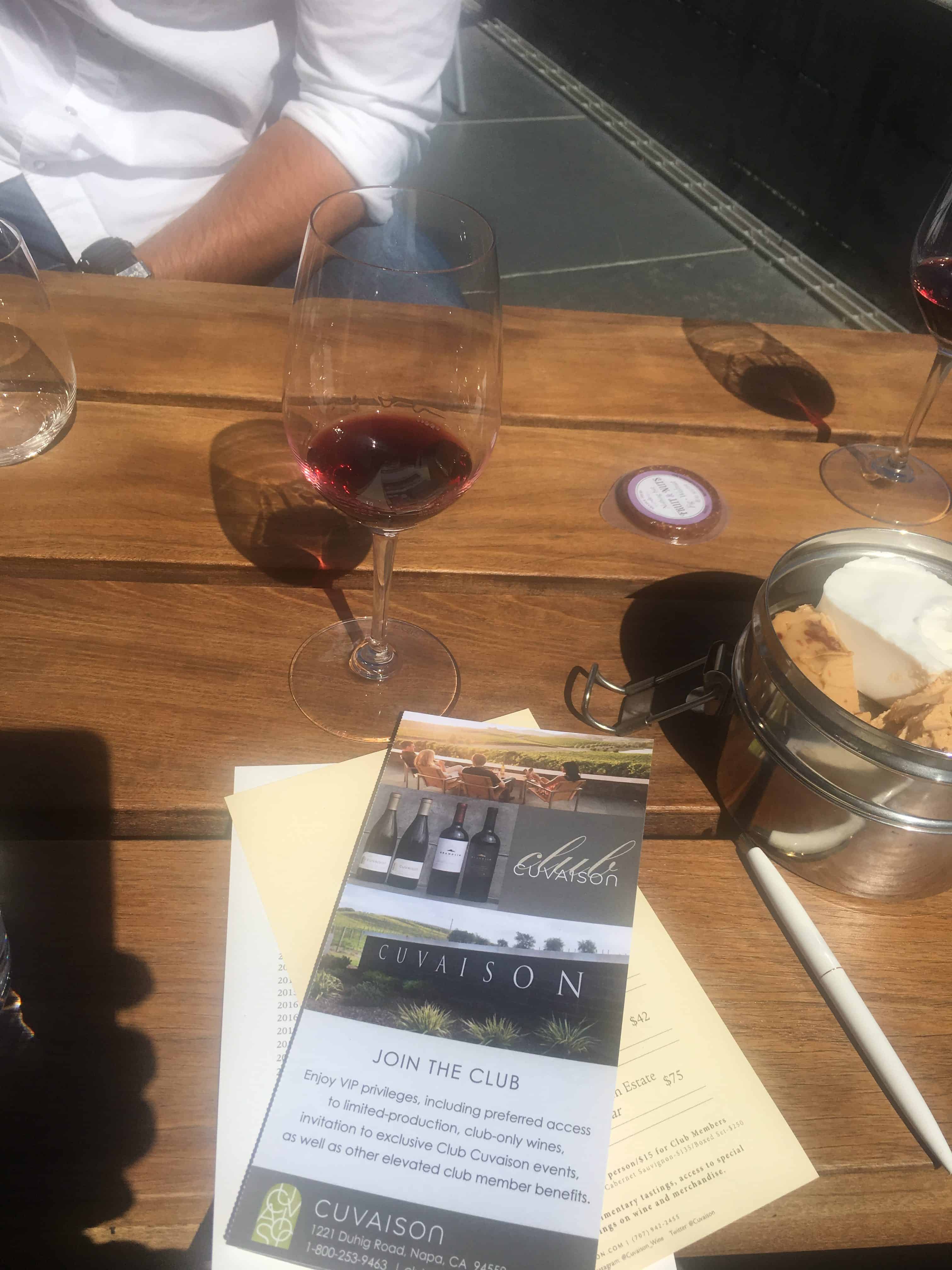 Wine tasting at Cuvaison in Napa. https://trimazing.com/ 