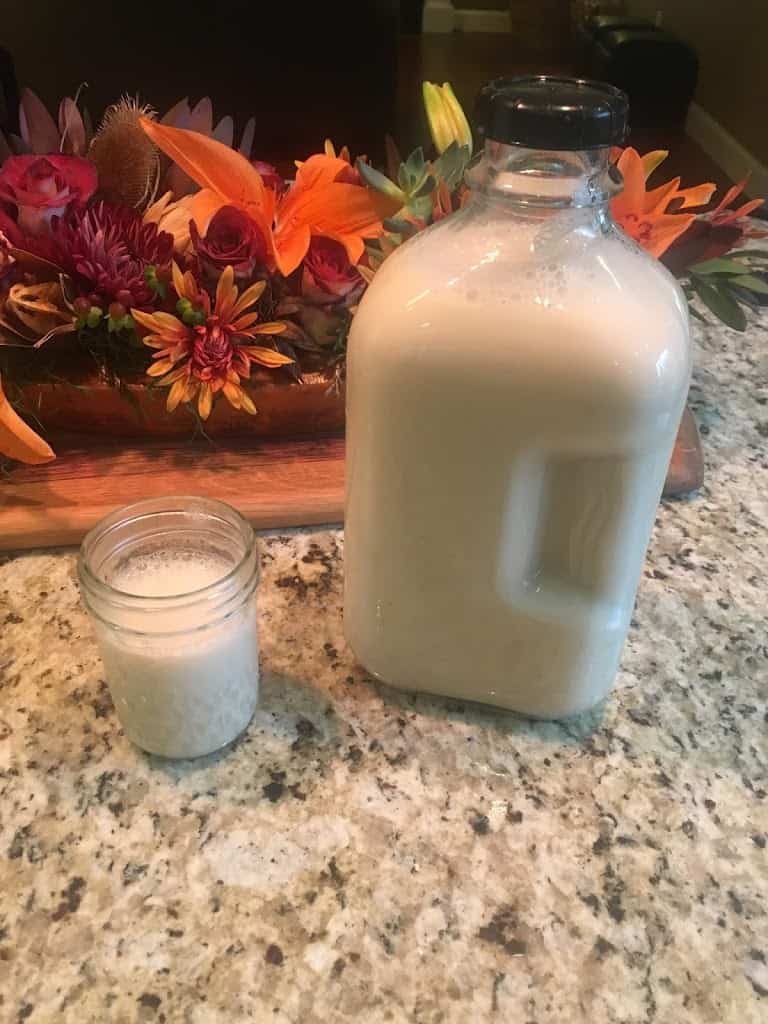 Making Soy Milk Trimazing