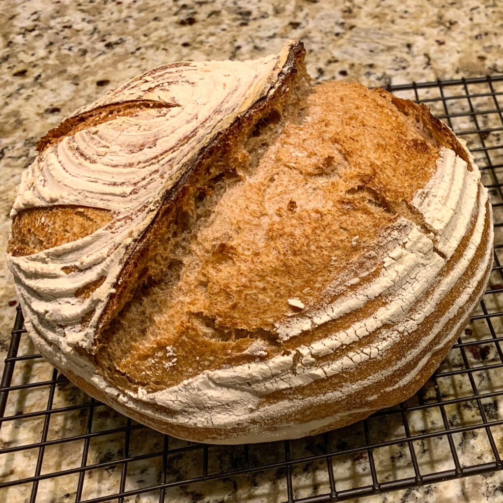 Whole Wheat Sourdough Bread