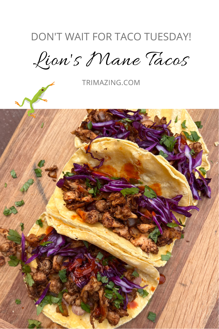 Lions Mane Tacos Pin